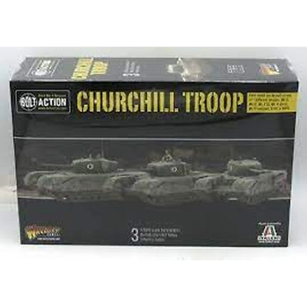 Dit is een foto van het spel Churchill Troop - Bolt Action te koop bij Speldorado Spellenwinkel Delft