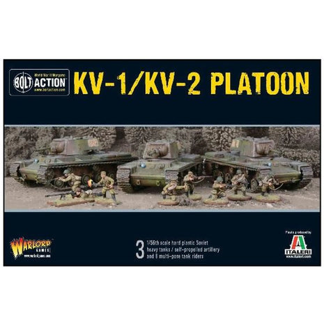 Dit is een foto van het spel Kv1/2 Platoon - Bolt Action te koop bij Speldorado Spellenwinkel Delft