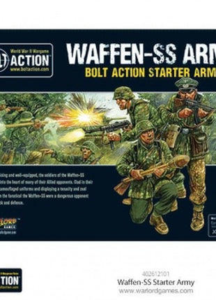 Waffen SS Starter Army voor Bolt Action - duitsers infantry schaal 1:58 miniatuur