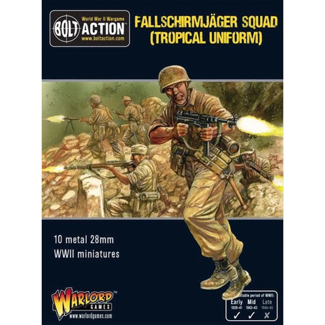 Fallschirmjager Tropical Uniform voor Bolt Action - duitsers infantry schaal 1:58 miniatuur
