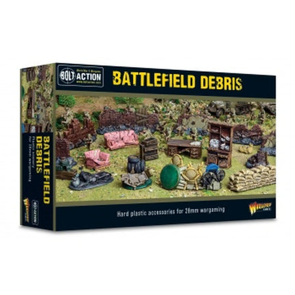 Dit is een foto van het spel Battlefield Debris - Bolt Action te koop bij Speldorado Spellenwinkel Delft