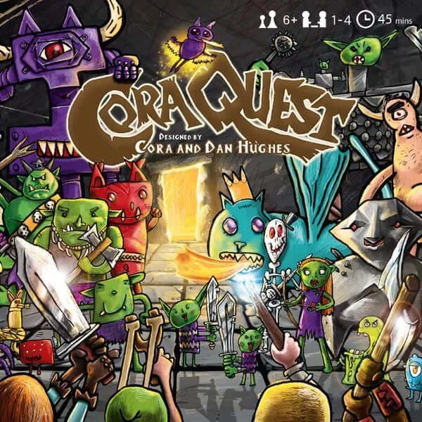 Dit is een foto van het spel Coraquest EN te koop bij Speldorado Spellenwinkel Delft