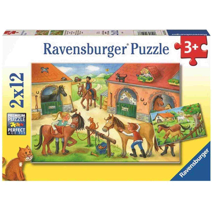 Dit is een foto van het spel Vakantie Op De Manege te koop bij Speldorado Spellenwinkel Delft