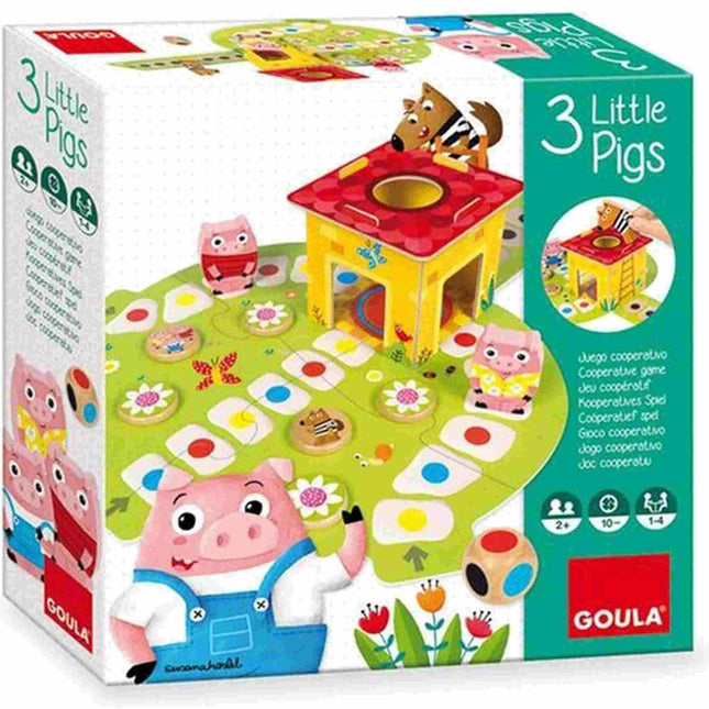 Dit is een foto van het spel 3 Little Pigs te koop bij Speldorado Spellenwinkel Delft