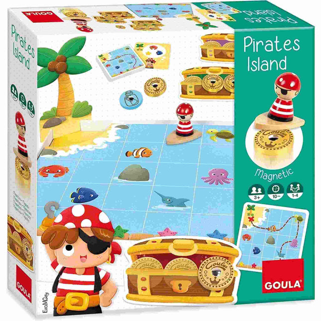 Dit is een foto van het spel Pirates Island te koop bij Speldorado Spellenwinkel Delft