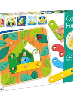 Kleurvormen – bordspel voor kinderen Vanaf 3 jaar
