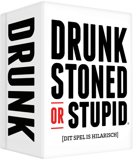 Drunk, Stoned or Stupid NL – party kaartspel – 4 tot 10 spelers