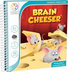 Dit is een foto van het spel Brain Cheeser - Magnetic Travel - Smart games te koop bij Speldorado Spellenwinkel Delft