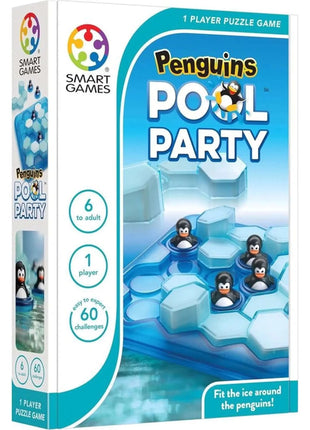 Dit is een foto van het spel Penguins Pool Party -Compacts- Smart games te koop bij Speldorado Spellenwinkel Delft