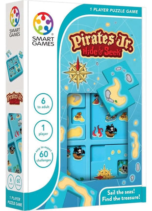 Dit is een foto van het spel Pirates Jr. Hide & Seek (60 Opdrachten) te koop bij Speldorado Spellenwinkel Delft