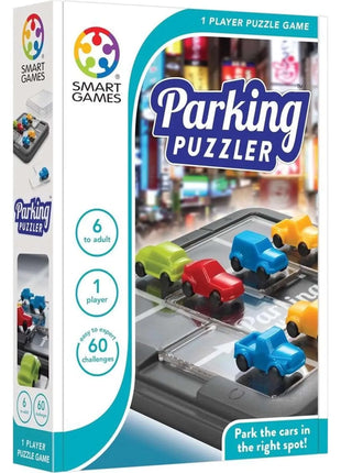 Dit is een foto van het spel Parking Puzzler -Compacts- Smart games te koop bij Speldorado Spellenwinkel Delft