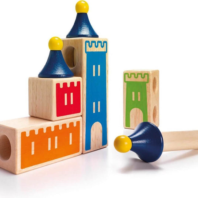 Dit is een foto van het spel Castle Logix  Houten spellen - Smart games te koop bij Speldorado Spellenwinkel Delft