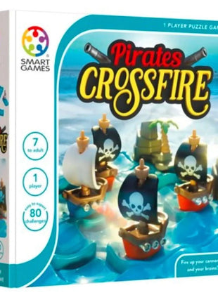 Dit is een foto van het spel Pirates Crossfire -Classics- Smart games te koop bij Speldorado Spellenwinkel Delft