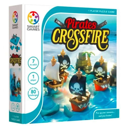 Dit is een foto van het spel Pirates Crossfire -Classics- Smart games te koop bij Speldorado Spellenwinkel Delft