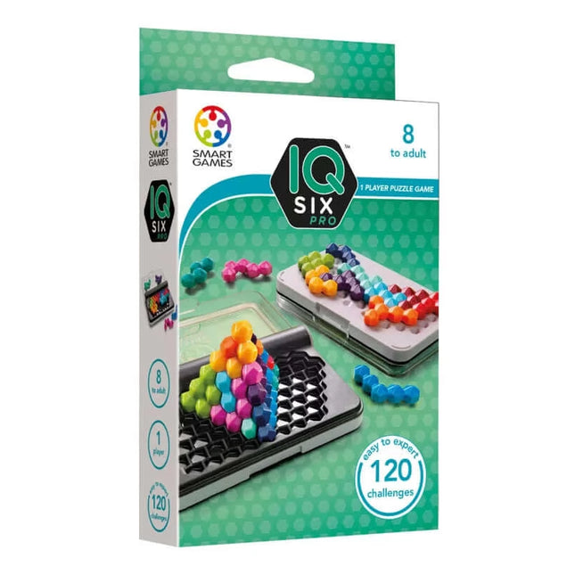 Dit is een foto van het spel IQ Six Pro - IQ Regular - Smart games te koop bij Speldorado Spellenwinkel Delft