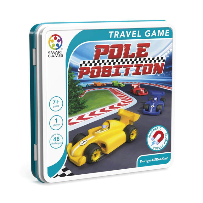 Dit is een foto van het spel Pole Position - Tin Boxes - Smart Games te koop bij Speldorado Spellenwinkel Delft
