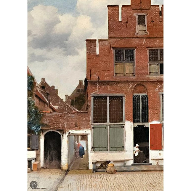 Dit is een foto van het spel Het Straatje Johannes Vermeer (Rijksmuseum) te koop bij Speldorado Spellenwinkel Delft