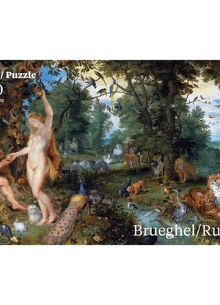Dit is een foto van het spel Paradijs Peter Paul Rubens/Jan Brueghel De Oude (Mauritshuis) te koop bij Speldorado Spellenwinkel Delft