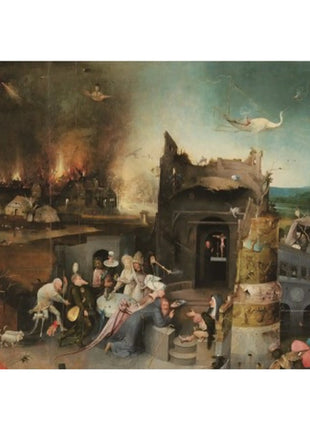 Dit is een foto van het spel De Verzoeking Jheronimus Bosch te koop bij Speldorado Spellenwinkel Delft