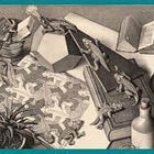 Dit is een foto van het spel Reptielen M.C. Escher te koop bij Speldorado Spellenwinkel Delft