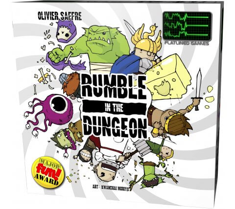 Dit is een foto van het spel Rumble In The Dungeon te koop bij Speldorado Spellenwinkel Delft