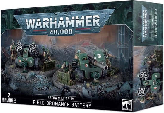 Dit is een foto van het spel Field Ordnance Battery - Astra Militarum te koop bij Speldorado Spellenwinkel Delft