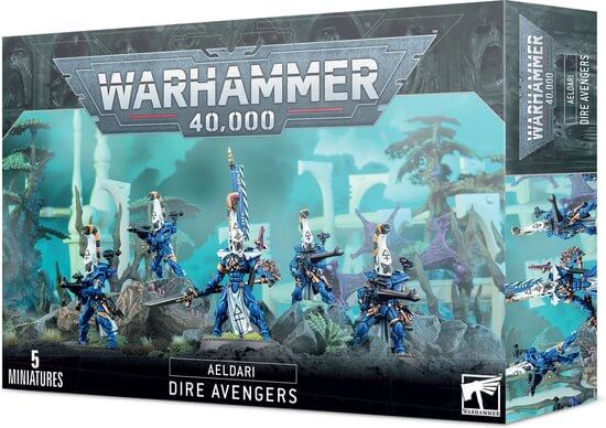 Dit is een foto van het spel Dire Avengers - Aeldari te koop bij Speldorado Spellenwinkel Delft