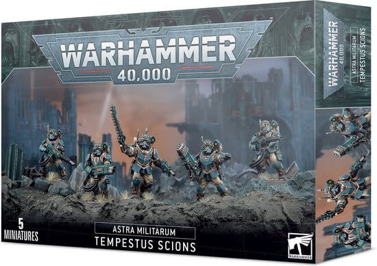 Dit is een foto van het spel Tempestus Scions - Astra Militarum te koop bij Speldorado Spellenwinkel Delft