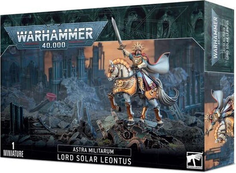 Dit is een afbeelding van het miniatuur Lord Solar Leontus - Astra Militarum voor het spel Warhammer, te koop bij Tabletop Miniature Wargames spellenwinkel Speldorado in delft