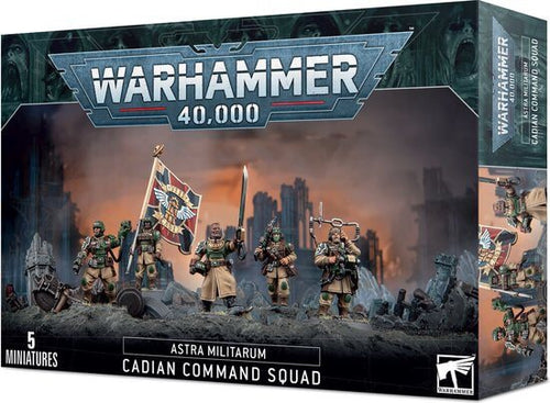 Astra Militarum: Cadian Command Squad - 47-09 - Games Workshop