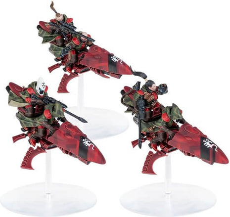 Dit is een afbeelding van het miniatuur Shroud Runners - Aeldari voor het spel Warhammer, te koop bij Tabletop Miniature Wargames spellenwinkel Speldorado in delft