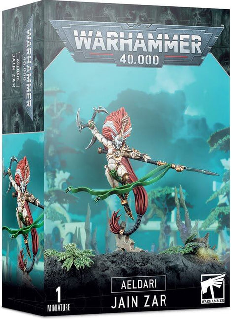 Dit is een afbeelding van het miniatuur Jain Zar - Aeldari voor het spel Warhammer, te koop bij Tabletop Miniature Wargames spellenwinkel Speldorado in delft