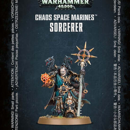 Dit is een foto van het spel Sorcerer - Chaos Space Marines te koop bij Speldorado Spellenwinkel Delft