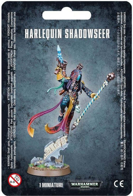 Dit is een afbeelding van het miniatuur Shadowseer - Aeldari voor het spel Warhammer, te koop bij Tabletop Miniature Wargames spellenwinkel Speldorado in delft