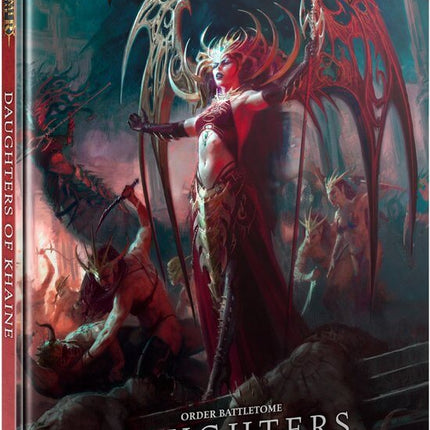 Dit is een foto van het spel Battletome Daughters Of Khaine (Eng) te koop bij Speldorado Spellenwinkel Delft
