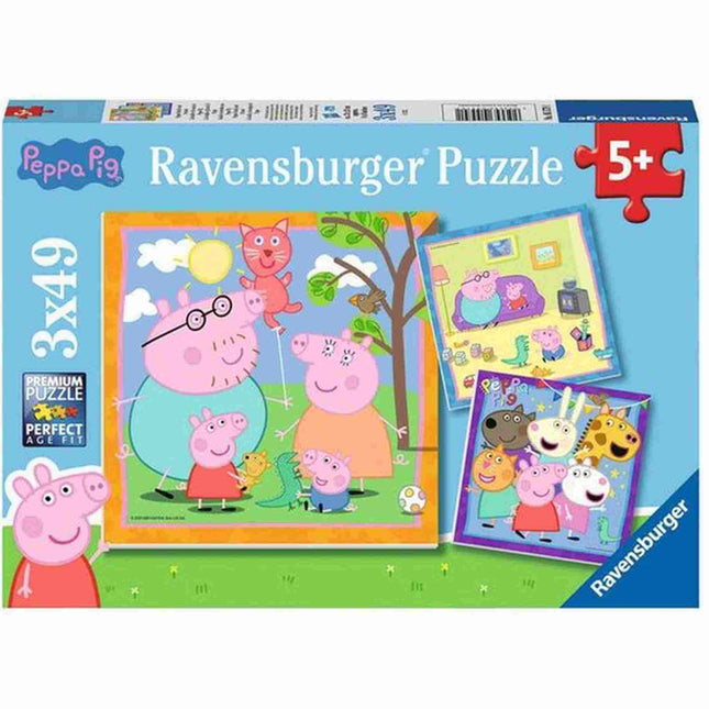 Familie En Vrienden Van Peppa Pig 3X49 Stukjes 55791, 55791 van Ravensburger te koop bij Speldorado !