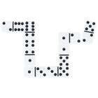 Dit is een foto van het spel Domino, 28 Stenen, Wit te koop bij Speldorado Spellenwinkel Delft