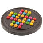 Dit is een foto van het spel Solitair Gekleurd Op Zwart (Hout) te koop bij Speldorado Spellenwinkel Delft