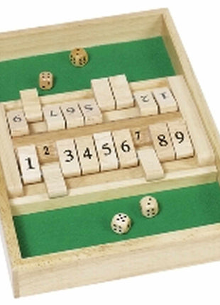 Shut the Box  Shut The Box, 2 Spelers - Kunststof - uitvoering