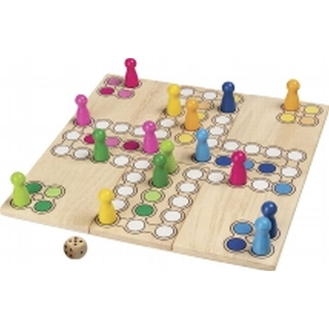 Bordspel Ludo, Flexibel Bord (Hout), 56914 van Gollnest & Kiesel te koop bij Speldorado !