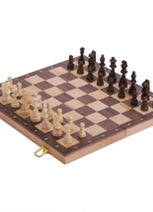 Schaak  Schaakspel In Houten Cassette, 38 Cm, Met Notatie - Hout - uitvoering