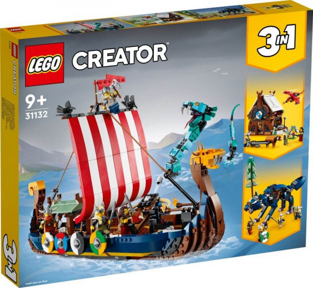 Lego Vikingschip En De Midgaardslang, 31132 van Lego te koop bij Speldorado !