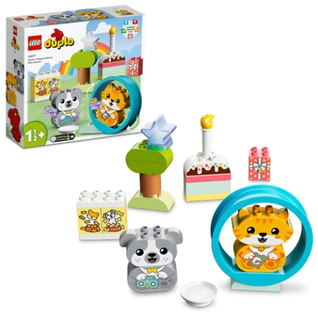 Lego My First Puppy & Kitten With Sounds, 10977 van Lego te koop bij Speldorado !