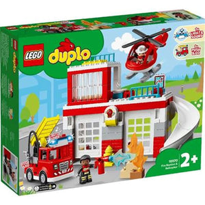 Lego Duplo Brandweerkazerne Met Helicopter, 10970 van Lego te koop bij Speldorado !