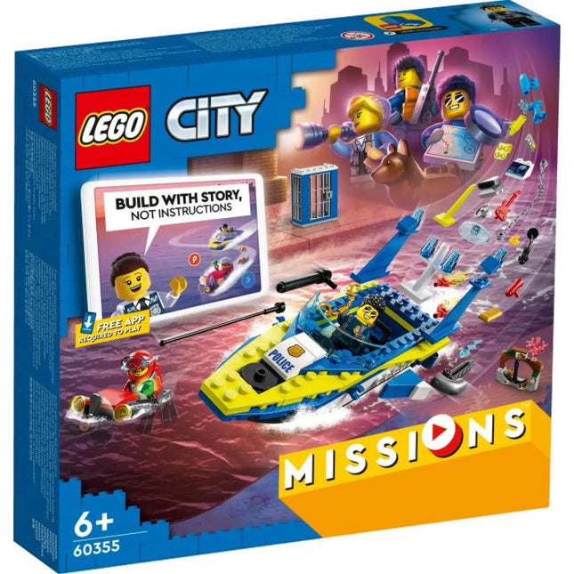 Lego Recherchemissies Van De Waterpolitie, 60355 van Lego te koop bij Speldorado !