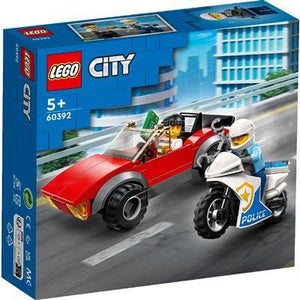 City 60392 Achtervolgingsjacht Met De Politie Motor, 60392 van Lego te koop bij Speldorado !