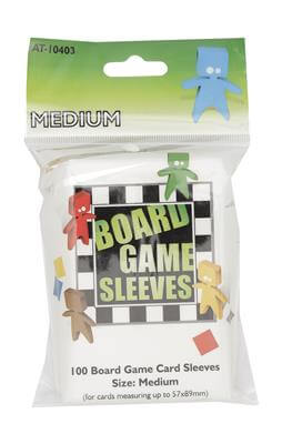 Sleeves Board Game - Clear - Medium (57x89mm) - EN - Sleeves - Kaartspel accessoires,bordspel accessoires