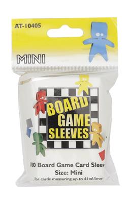 Dit is een foto van het spel Sleeves Board Game - Clear - Mini (41x63mm) - EN te koop bij Speldorado Spellenwinkel Delft
