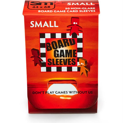 Dit is een foto van het spel Sleeves NON-GLARE Board Game - Small (44x68mm) te koop bij Speldorado Spellenwinkel Delft
