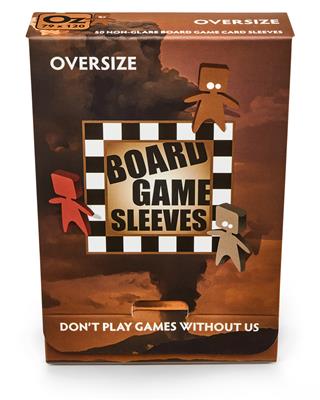 Dit is een foto van het spel Sleeves NON-GLARE Board Game - Oversize (82x124mm) - NL te koop bij Speldorado Spellenwinkel Delft